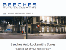 Tablet Screenshot of beecheslocks.co.uk